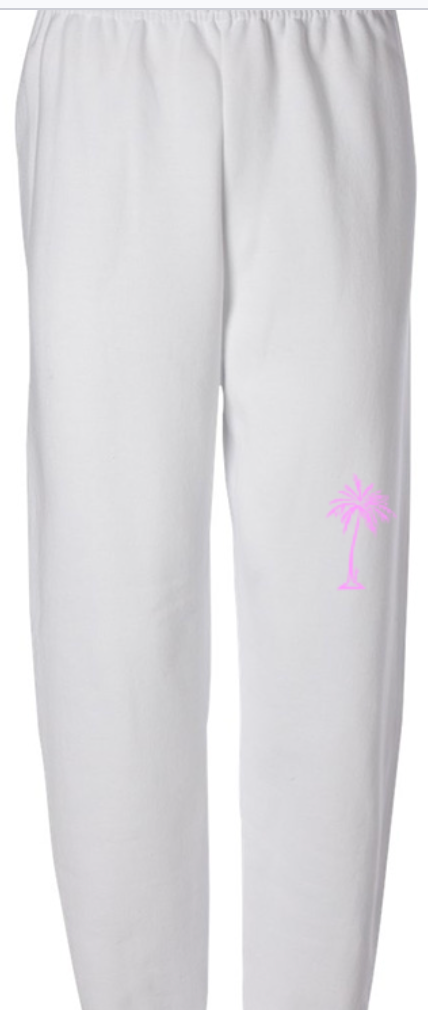 WHITE HOLLYWOOD HILL$ SWEATPANTS